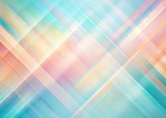 Poster - Abstract Diagonal Pattern in Soft Pastel Colors Captured in Low Light, Emphasizing Subtle Tones and Dreamy Effects for Modern Artistic Decor and Backgrounds