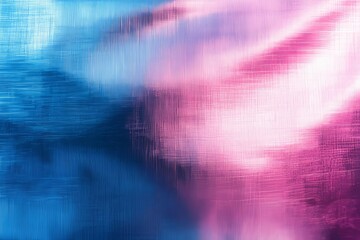 Aufkleber - Holographic metal plate texture with brushed finish in vibrant blue and pink hues