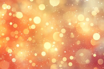 Poster - Soft light gradients create a warm atmosphere with glowing circles and delicate textures for serene backgrounds