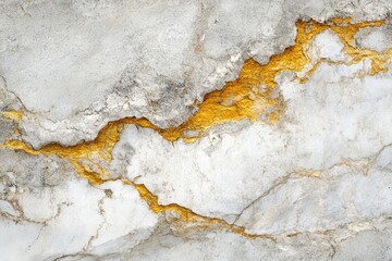Poster - Elegant white marble texture with striking gold veins highlighting natural beauty and sophistication