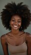 © Giuseppe Cammino - Attractive smiling woman with afro