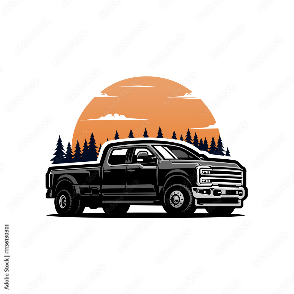 Dually Graphics Dually Truck PNG Transparent Image Stock. Best for Heavy Duty Truck ...