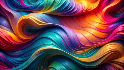 Poster - Fluid Gradient Shapes in Portrait Photography: Captivating Seamless Patterns with Dynamic Colors and Forms for Modern Design and Artistic Inspiration