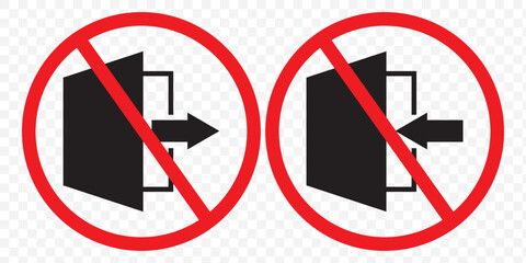 Poster - door, enter exit icon vector. eps 10.