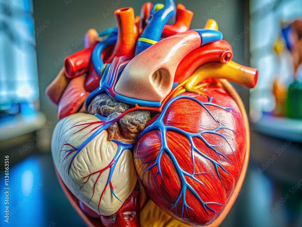 Human Heart Anatomy Diagram Labeled Cardiac Structure Detailed Heart 