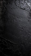 Poster - Textured Black Surface with Subtle Highlights and Shadows