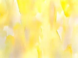 Poster - A soft, abstract watercolor background with shades of yellow and light hues.
