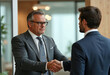 © Metehan - Business Handshake in Bright Office