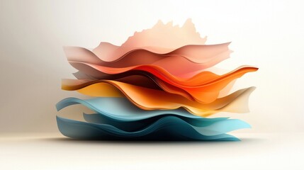 Poster - Vibrant Abstract Fluid Gradient Background