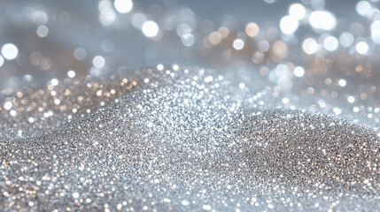 Poster - Glitter and sparkle creating a shimmering background for crafts and decoration