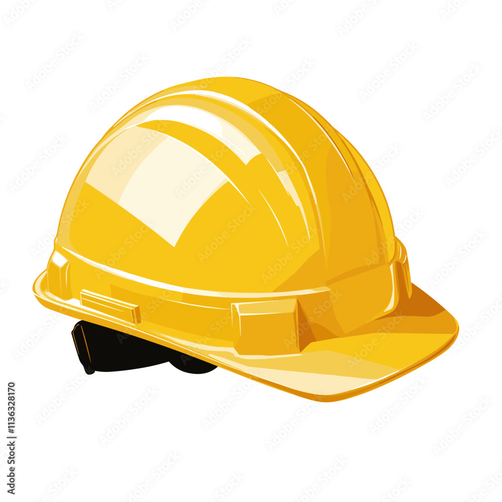 Construction helmet protection. Safety helmet hard hat vector isolated ...