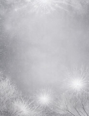Wall Mural - silver christmas background - abstract light silver background - Generative AI