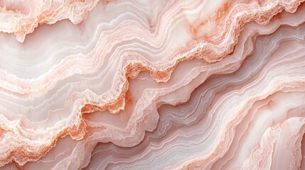 Poster - Pink marble showing wavy stripes and elegant texture