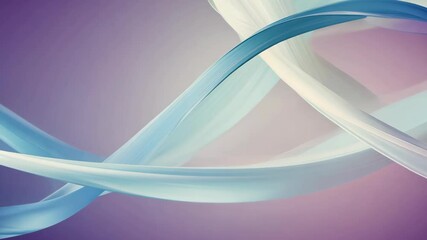Aufkleber - Colorful abstract waves create a peaceful ambiance for relaxation and meditation