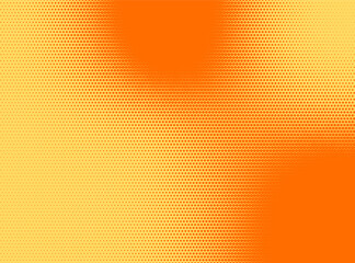 Leinwandbilder - Bright halftone pattern with orange and yellow hues