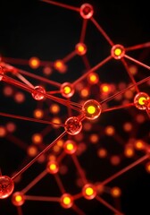 Poster - abstract neural network connections