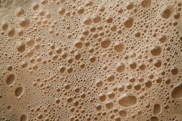 Aufkleber - Liquid-like texture creating a mesmerizing pattern with bubbles and froth