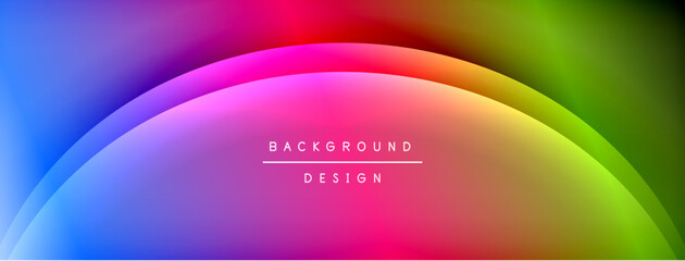 Poster - Gradient and shadow wave line geometric background. Vector Illustration For Wallpaper, Banner, Background, Card, Book Illustration, landing page