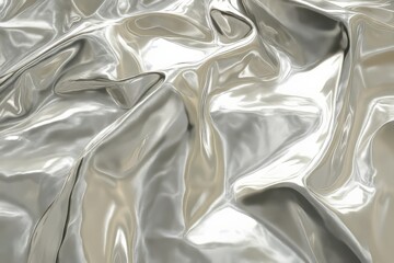 Poster - Glossy clear ice texture showcasing intricate air pockets and a reflective surface during winter season