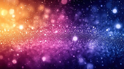 Wall Mural - Vibrant abstract background with colorful bokeh and sparkling lights, perfect for design projects.