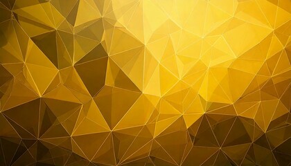 Canvas Print - pattern background low poly texture yellow