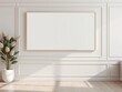 © sawaratch - A minimalist and clean wall art mockup featuring simple lines and neutral colors, neutral, decor