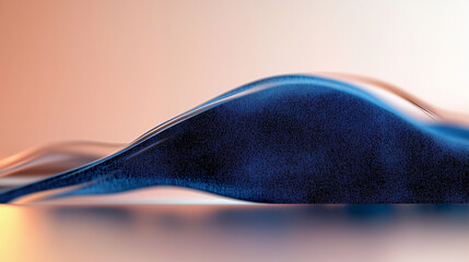 Poster - Abstract wave design smooth flowing artistic detail