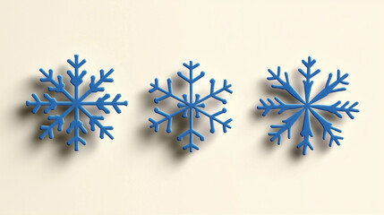 Poster - Snowflakes graphic design elements creating a winter wonderland scene