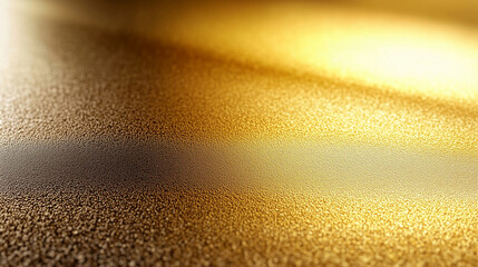 Poster - Gold texture with abstract background featuring elegant smooth surface and warm illumination