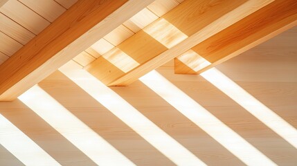 Aufkleber - Exploring Innovative Wooden Construction Technologies With Light and Shadow Effects
