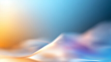 Poster - Abstract background with smooth flowing colors and soft glowing light