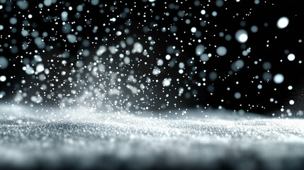 Poster - Water droplets and mist creating a beautiful scene with sparkling effects and soft textures