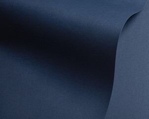 Aufkleber - Blue wave background. Dynamic and smooth textured design with curved patterns, combining modern technology and abstract elegance