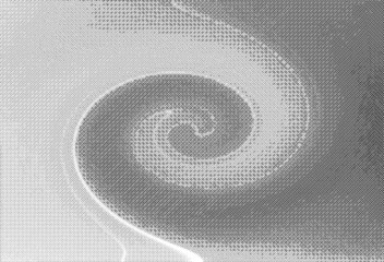 Poster - Monochrome swirling background. Elegant and fluid abstract design with flowing curves and dynamic movement. Stylish contrast of black and grey, perfect for modern, retro, or