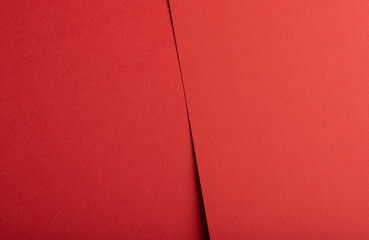 Leinwandbilder - Red paper background. Smooth and textured surface with a vintage and modern style, perfect for decorative stationery, artistic covers, or minimalist concepts. Clean and chic design