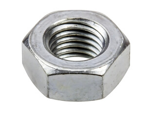 hex nut, isolated on white background png.ai generated
