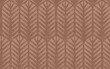 © Serazetdinov - Vintage Seamless pattern of geomertic palm leaf in art deco style. Retro pattern of abstract palm leaves in trendy mocha mousse color.