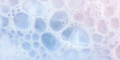 Poster - Snow texture from above showcasing vibrant colors and clean shadows in a contemporary style