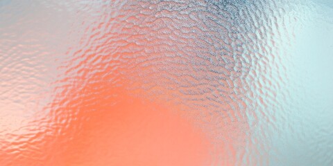Poster - Textured glass surface displaying vibrant colors and stylish clean shadows in artistic design context