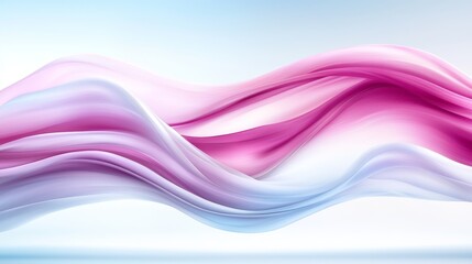 A pink and blue abstract background with wavy lines