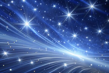 painting oil - blue planet earth in space - space story, galaxies, stars, blue night in space, fanta