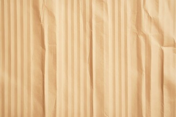 Poster - Textured pattern of corrugated cardboard showcasing natural creases and lines for design purposes