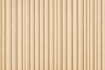Poster - Unique pattern texture of corrugated cardboard showcasing vertical lines and grooves in a natural color tone