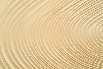 Poster - Textured corrugated cardboard pattern showcasing fluid lines and curves in beige tones
