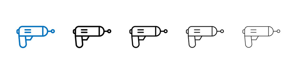 Aufkleber - Blaster icon Outline vector logo for web ui