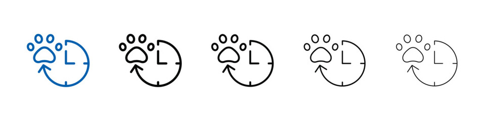 Poster - Dog competition icon Outline vector logo for web ui