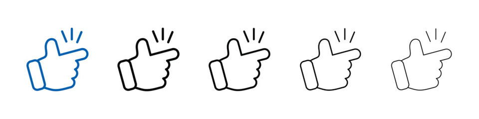 Poster - Easy icon Outline vector logo for web ui