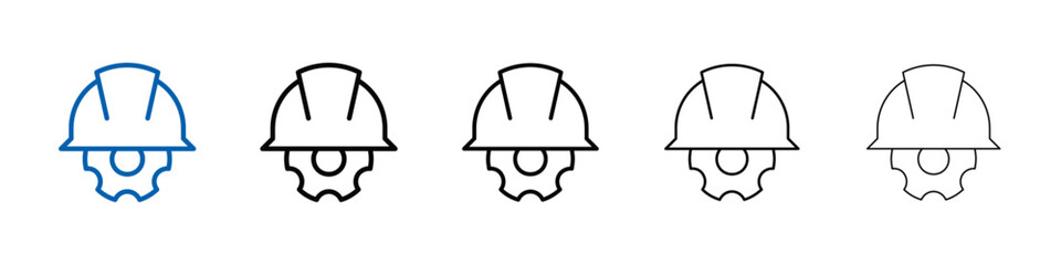 Poster - engineering service icon Outline vector logo for web ui