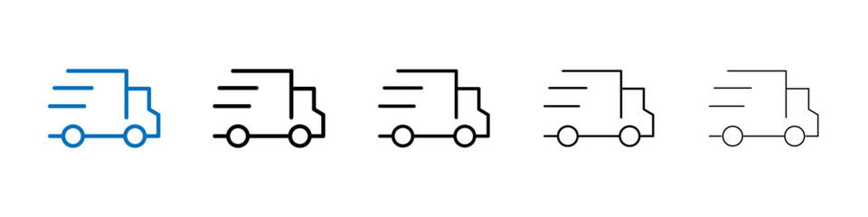 Poster - Express icon Outline vector logo for web ui