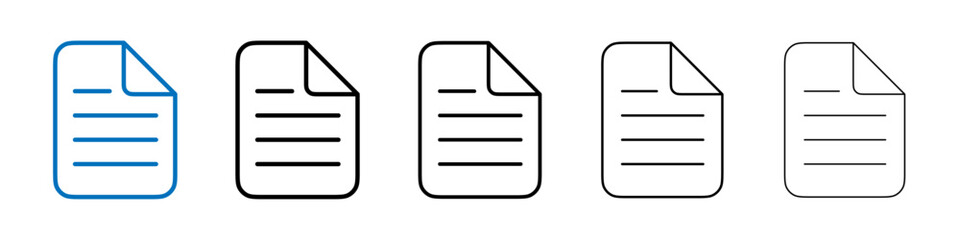 Poster - Form icon Outline vector logo for web ui